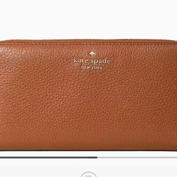 Kate Spade Leila Continental Tan Leather Wallet - Picture 3 of 3